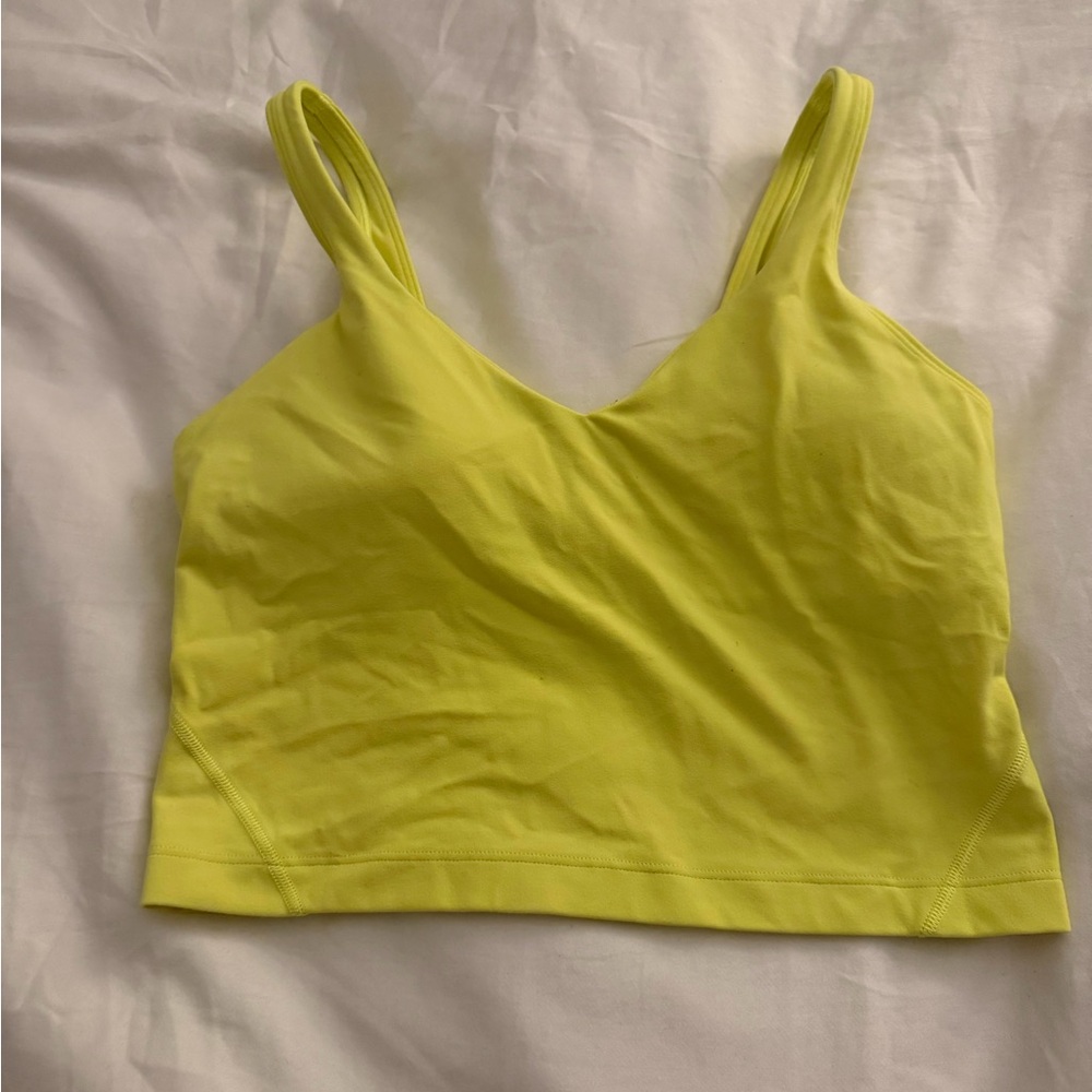 Lululemon align Women's tank Top electric yellow